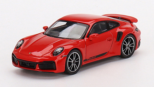 MINI GT 1/64 ポルシェ 911 ターボ S ガーズレッド(右ハンドル)