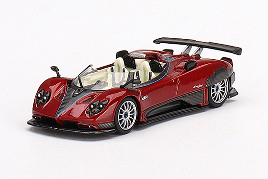 MINI GT 1/64 パガーニ ゾンダ HP バルケッタ ロッソ ドバイ(左