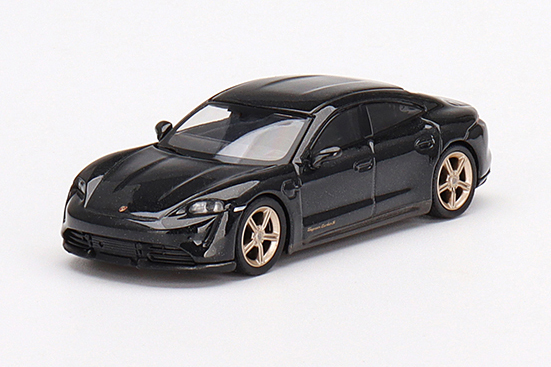 MINI GT 1/64 ポルシェ タイカン ターボ S バルカノグレーメタリック(右ハンドル)