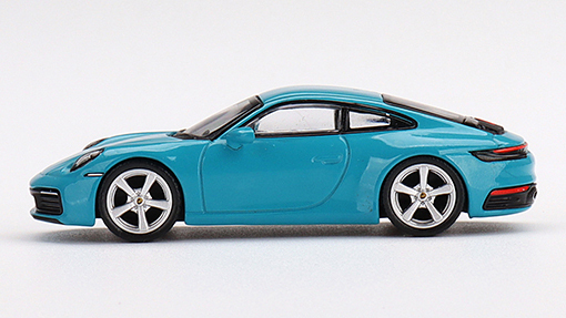 MINI GT 1/64 ポルシェ 911(992) カレラ S マイアミブルー(左ハンドル