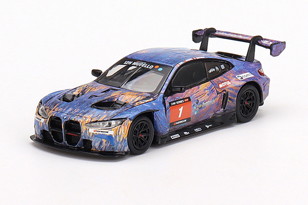 MINI GT 1/64 BMW M4 GT3 ムジェロ12時間 2022 優勝車 #1 ST Racing(左