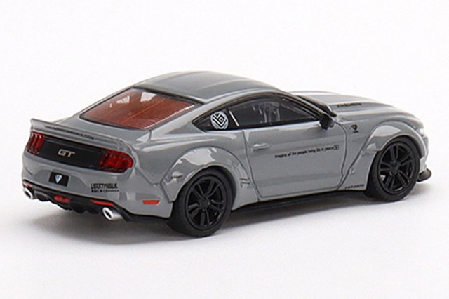 MINI GT 1/64 LB☆WORKS フォード マスタング GT グレー(右ハンドル