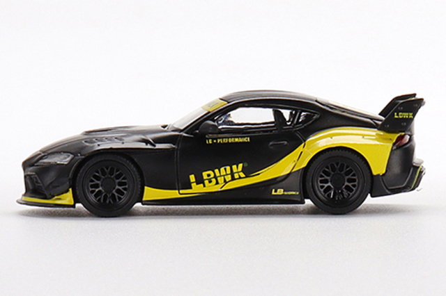 MINI GT 1/64 LB☆WORKS GR スープラ マットブラック(左ハンドル