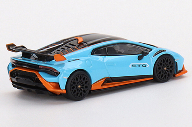 MINI GT 1/64 ランボルギーニ ウラカン STO Blu Laufey(右