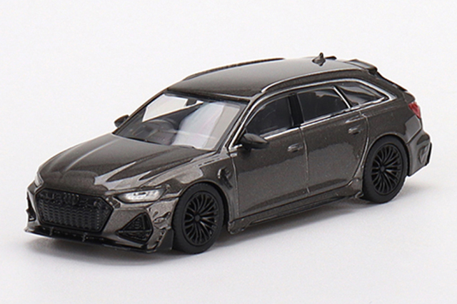 MINI GT 1/64 アウディ ABT RS6-R デイトナグレー(左ハンドル