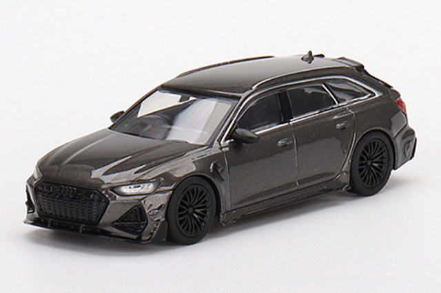 MINI GT 1/64 アウディ ABT RS6-R デイトナグレー(左ハンドル)