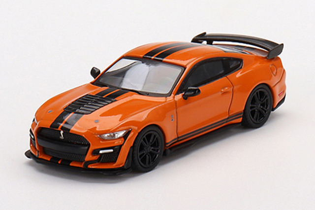 MINI GT 1/64 フォード マスタング シェルビー GT500 ツイスターオレンジ(右ハンドル)
