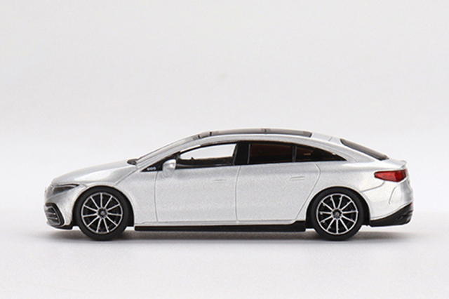 MINI GT メルセデス ベンツ EQS 580 4MATIC チェイスカー MINI GT 1/64 メルセデス ベンツ EQS 580 4MATIC ブラック(左