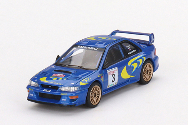 MINI GT 1/64 スバル インプレッサ WRC97 ラリー・サンレモ 1997 優勝車 #3(左ハンドル)