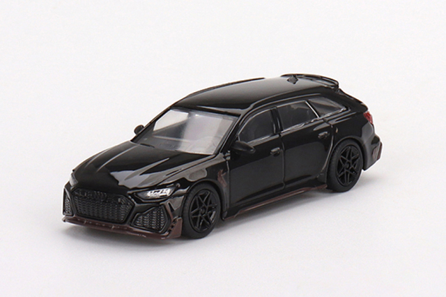 MINI GT 1/64 ABT アウディ RS 6 Johann Abt シグネチャーエディション ブラック(左ハンドル)