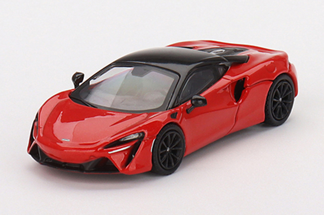 MINI GT 1/64 マクラーレン アルトゥーラ 2023 ヴァーミリオンレッド(右ハンドル)