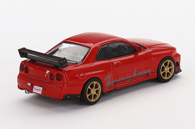MINI GT 1/64 Nissan GT-R R34 トミーカイラ R-z レッド(右