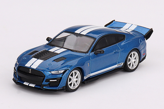 MINI GT 1/64 シェルビー GT500 ドラゴンスネーク コンセプト フォードパフォーマンスブルー(左ハンドル)