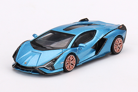 MINI GT 1/64 ランボルギーニ シアン FKP 37 Blu Aegir(左ハンドル)
