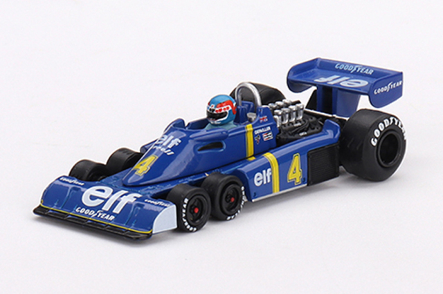 MINI GT 1/64 ティレル P34 スウェーデンGP 1976 2位入賞車 #4 Patrick Depailler