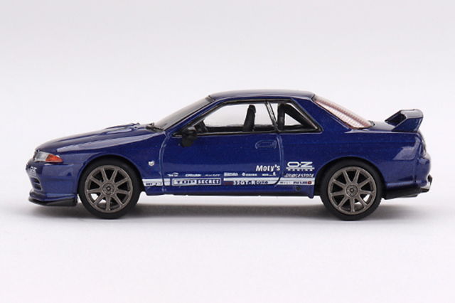 MINI GT 1/64 Nissan スカイライン GT-R VR32 Top Secret メタリック