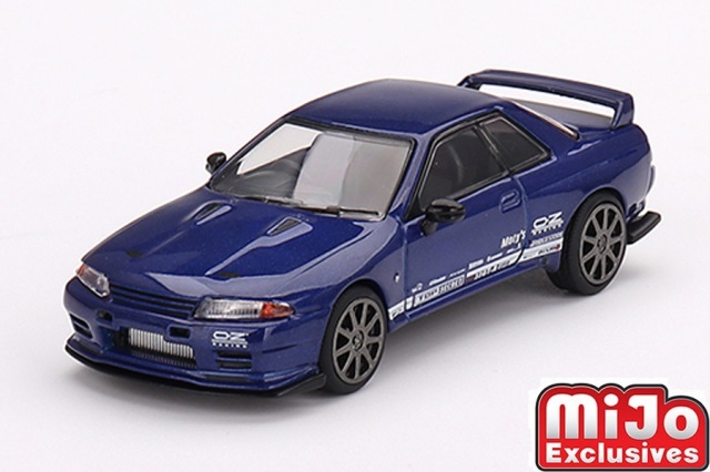 MINI GT 1/64 Nissan スカイライン GT-R VR32 Top Secret メタリック
