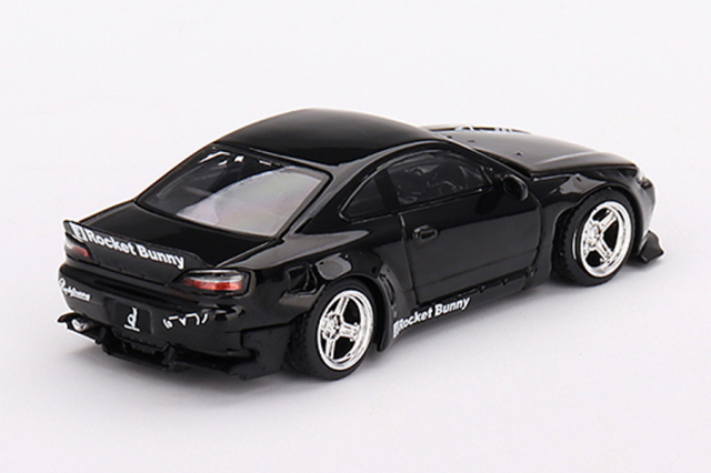 MINI GT 1/64 Rocket Bunny Nissan シルビア(S15) ブラックパール(右