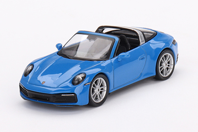 MINI GT 1/64 ポルシェ 911 タルガ 4S シャークブルー(右ハンドル)
