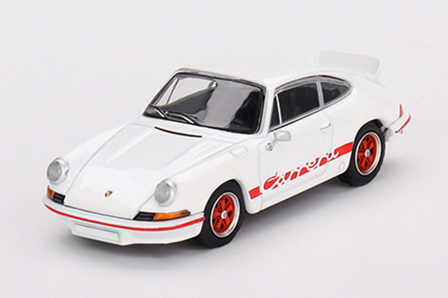 MINI GT 1/64 ポルシェ 911 カレラ RS 2.7 グランプリ・ホワイト/レッドリバリー(右ハンドル)