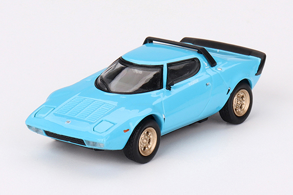 MINI GT 1/64 ランチア ストラトス HF ストラダーレ アズーロキアーロ（ライトブルー）(左ハンドル)