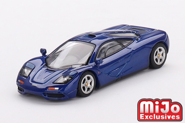 MINI GT 1/64 マクラーレン F1 コバルトブルー（左ハンドル）