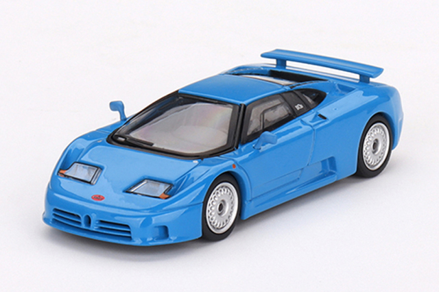 MINI GT 1/64 ブガッティ EB110 GT ブルー ブガッティ(左ハンドル)