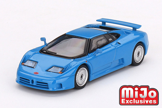 MINI GT 1/64 ブガッティ EB110 GT ブルー ブガッティ(左ハンドル)
