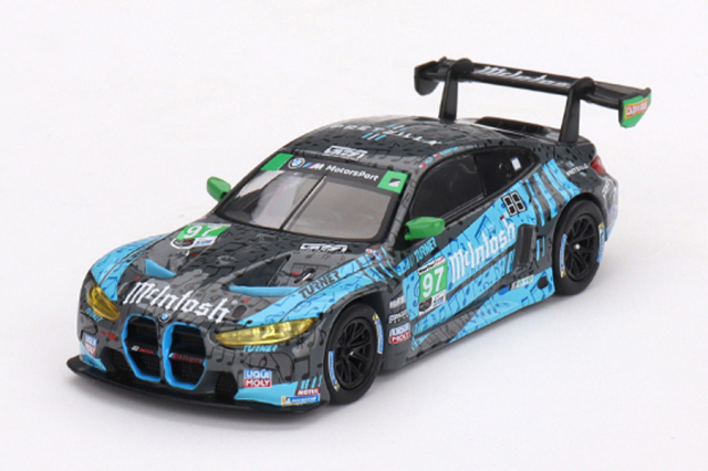 MINI GT 1/64 BMW M4 GT3 IMSA ラグナ・セカ GTD 2位入賞車 2023 #97 Turner Motorsports(左ハンドル)