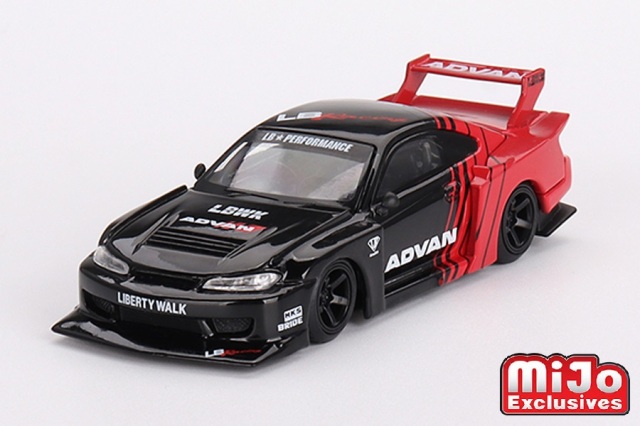 MINI GT 1/64 Nissan シルビア(S15) LB-Super Silhouette SILVIA ADVAN(右ハンドル)