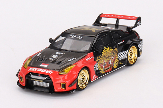 MINI GT 1/64 LB-Silhouette WORKS GT Nissan 35GT-RR バージョン1 "BARONG" MINI GT x ミズ ダイキャスト(右ハンドル)