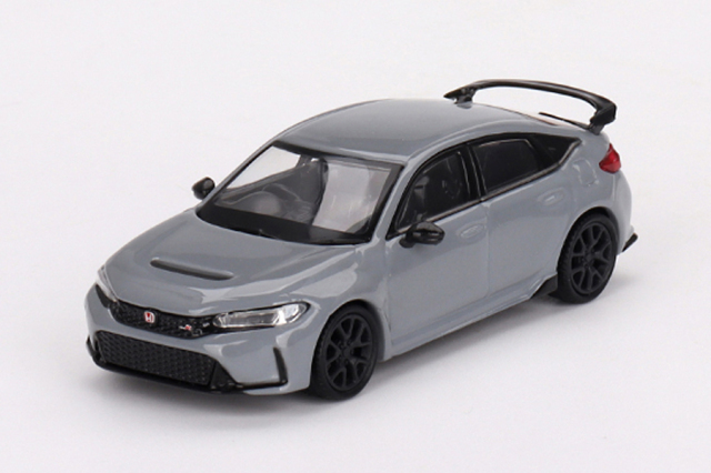 MINI GT 1/64 Honda シビック Type R 2023 ソニックグレーパール(右ハンドル)