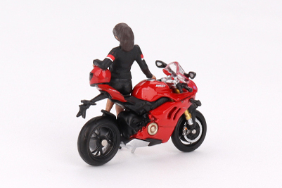MINI GT 1/64 ドゥカティ パニガーレ V4 S w/ドゥガティ ガール