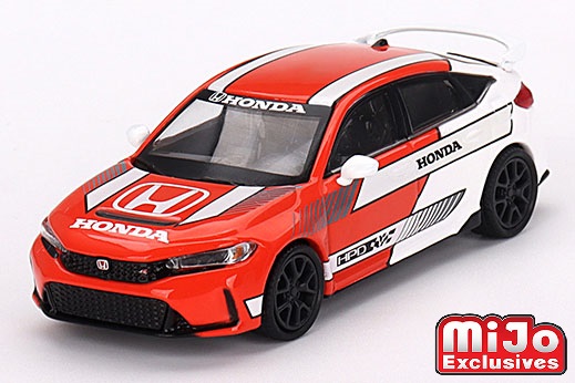 MINI GT 1/64 Honda シビック Type R 2023 #1 ペースカー レッド(左ハンドル)