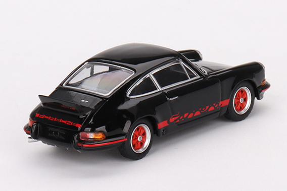 MINI GT 1/64 ポルシェ 911 カレラ RS 2.7 ブラック/レッドリバリー(右