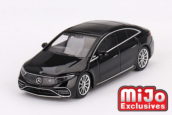 MINI GT 1/64 メルセデス ベンツ EQS 580 4MATIC ブラック(左ハンドル)