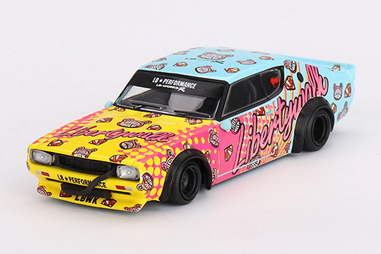 MINI GT 1/64 Nissan スカイライン ケンメリ リバティーウォーク LBWK KUMA(右ハンドル)