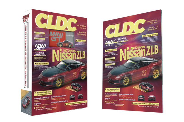 1/64 CLDC BOOK w/ MGT00737 Nissan Z LB NATION WORKS ジェムレッド, インタビュー 英語版