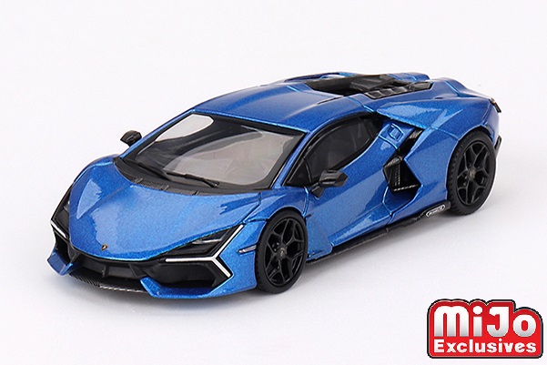 MINI GT 1/64 ランボルギーニ レヴエルト ブルーエレオス(左ハンドル
