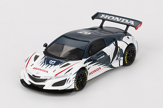 MINI GT 1/64 ホンダ NSX GT3 EVO レッドブル フォーミュラ ニュルブルクリンク 2023 アルファタウリ 角田 裕毅(左ハンドル)