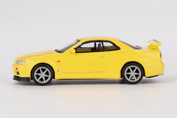 MINIGT 1/64 125 パンデム 日産 GT-R コスモポリタンイエロー MINIGT 1/64 125 パンデム 日産 GT-R コスモポリタンイエロー
