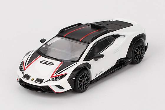 MINI GT 1/64 ランボルギーニ ウラカン ステラート Bianco Asopo(ホワイト)(右ハンドル)