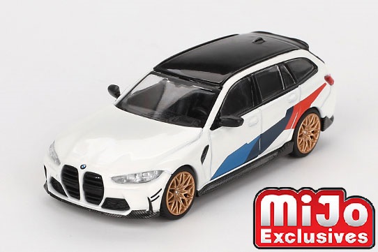 MINI GT 1/64 BMW M3 Mパフォーマンス ツーリング アルピンホワイト(左ハンドル)