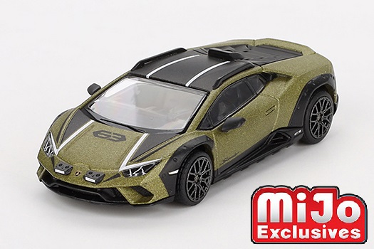 MINI GT 1/64 ランボルギーニ ウラカン ステラート Verde Gea Matt(マットグリーン)(左ハンドル)