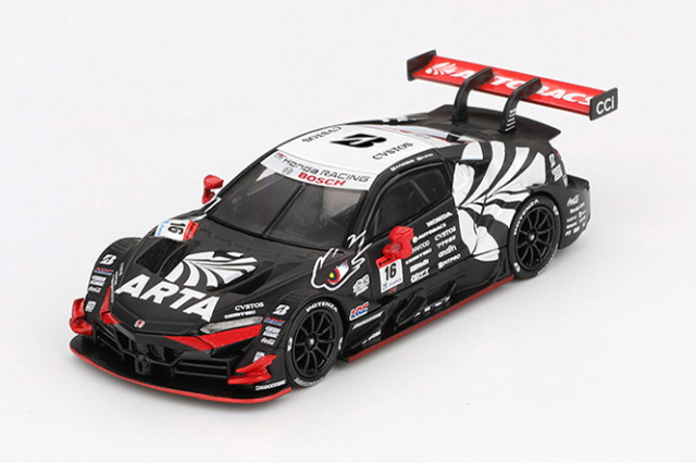 MINI GT 1/64 Honda NSX-GT Type S GT500 SUPER GTシリーズ 2023 #16 "ARTA MUGEN NSX-GT" ARTA(左ハンドル)日本限定