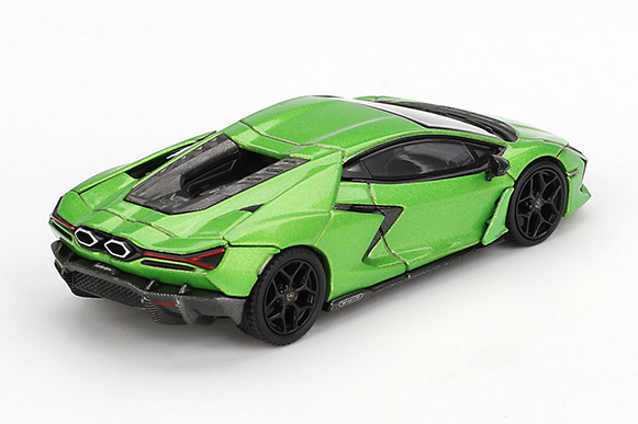 ヴェルデ様 MINI GT 1/64 ランボルギーニ レヴエルト ヴェルデセルヴァンス(左