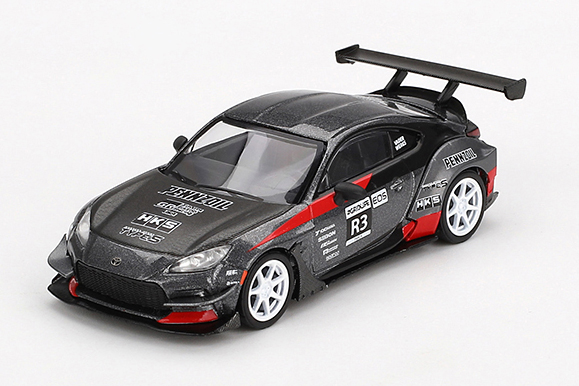 MINI GT 1/64 Toyota GR86 HKS Turbocharged GR86 Larry Chen(左ハンドル)