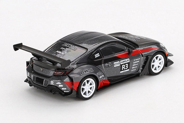 MINI GT 1/64 Toyota GR86 HKS Turbocharged GR86 Larry Chen(左