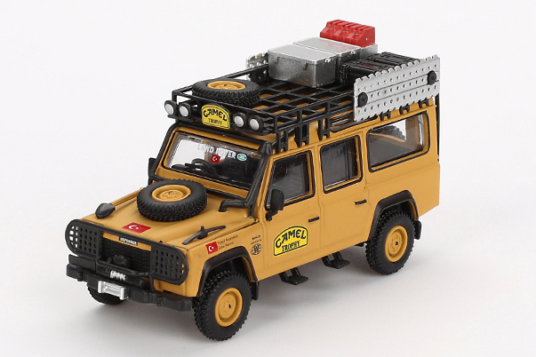 MINI GT 1/64 ランドローバー ディフェンダー 110 キャメルトロフィー アマゾン 1989 チームトルコ(左ハンドル)トルコ限定