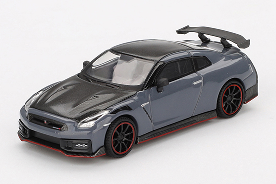 MINI GT 1/64 Nissan GT-R Nismo 2024 NISMO ステルスグレー(左